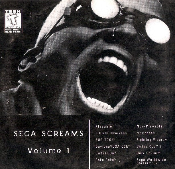 Sega Screams: Volume 1 (Sega Saturn) (ONLINE ORDER ONLY)