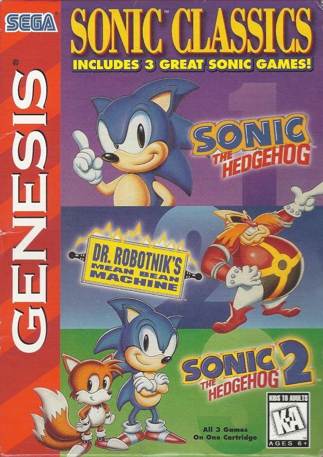 Sonic Classics 3 In 1 (Sega Genesis) (ONLINE ORDER ONLY)