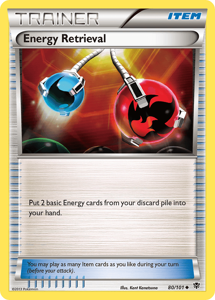 Energy Retrieval (80/101) [Black & White: Plasma Blast] (Online Only)