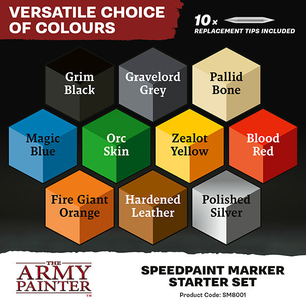 Speedpaint Markers: Starter Set (ONLINE ORDER ONLY)