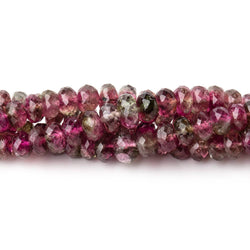 3-6mm Multi Color Tourmaline Faceted Rondelle Beads 16 inch 157 pieces AAA (ONLINE ORDER ONLY)