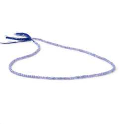 1.8mm Tanzanite Micro Faceted Cube Beads 12.75 inch 170 pieces (ONLINE ORDER ONLY)