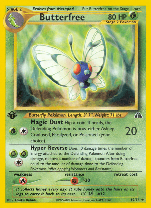 Butterfree (19/75) [Neo Discovery 1st Edition] (Online Only)