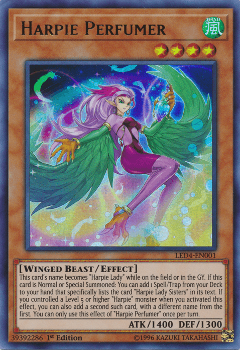 Harpie Perfumer [LED4-EN001] Ultra Rare (ONLINE ORDER ONLY)