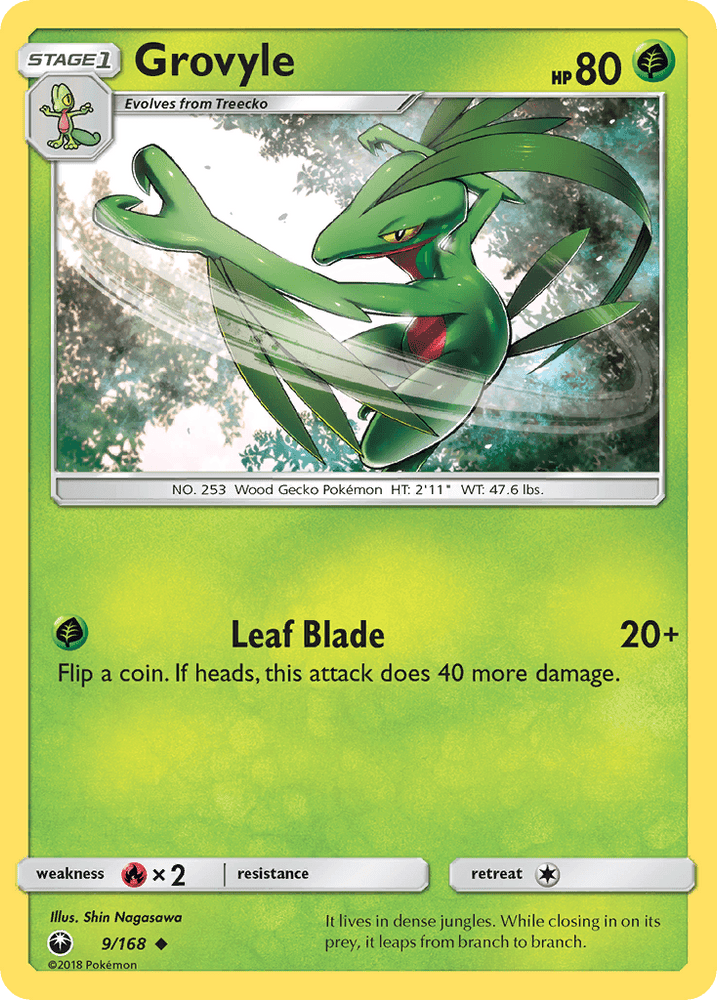Grovyle (9/168) [Sun & Moon: Celestial Storm] (Online Only)
