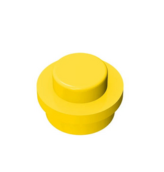 Yellow 4073 1x1 Round Plate Brick – Choose Quantity – LEGO® Compatible Bulk Lot (ONLINE ORDER ONLY)
