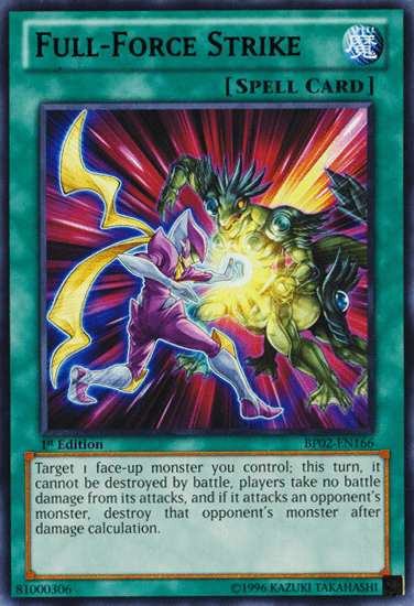 Full-Force Strike [BP02-EN166] Rare (ONLINE ORDER ONLY)