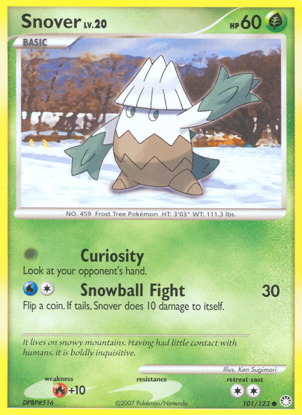 Snover (101/123) [Diamond & Pearl: Mysterious Treasures] (Online Only)