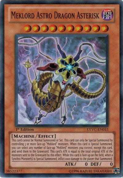 Meklord Astro Dragon Asterisk [EXVC-EN015] Super Rare (ONLINE ORDER ONLY)