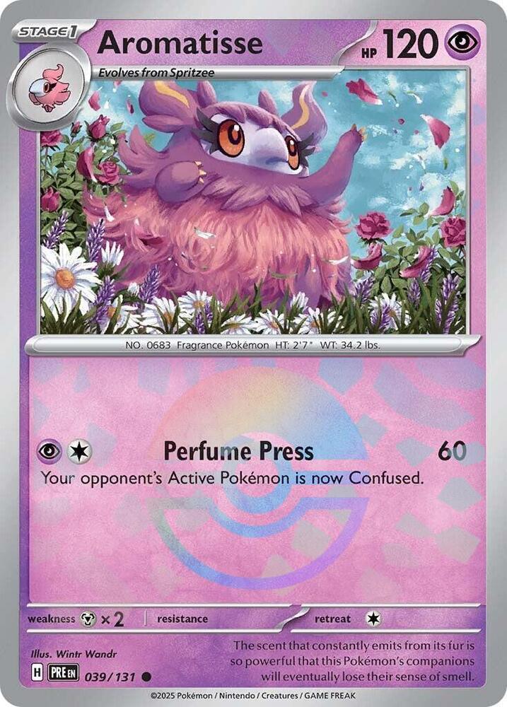 Aromatisse (039/131) (Poke Ball Pattern) [Scarlet & Violet: Prismatic Evolutions] (Online Only)