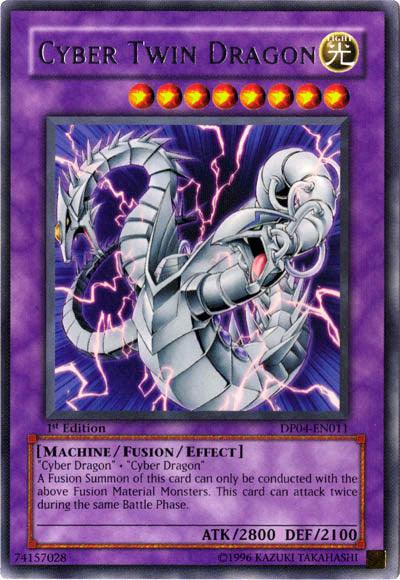 Cyber Twin Dragon [DP04-EN011] Rare (ONLINE ORDER ONLY)