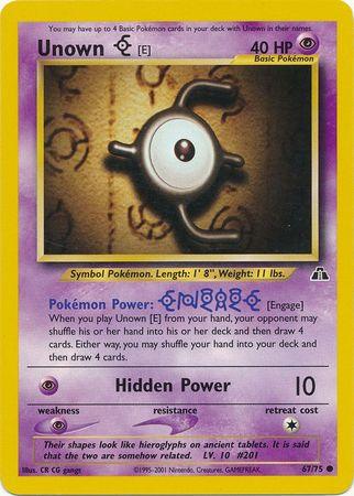 Unown [E] (67/75) [Neo Discovery Unlimited] (Online Only)