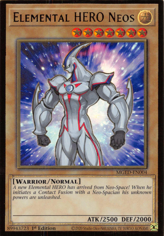 Elemental HERO Neos [MGED-EN004] Gold Rare (ONLINE ORDER ONLY)