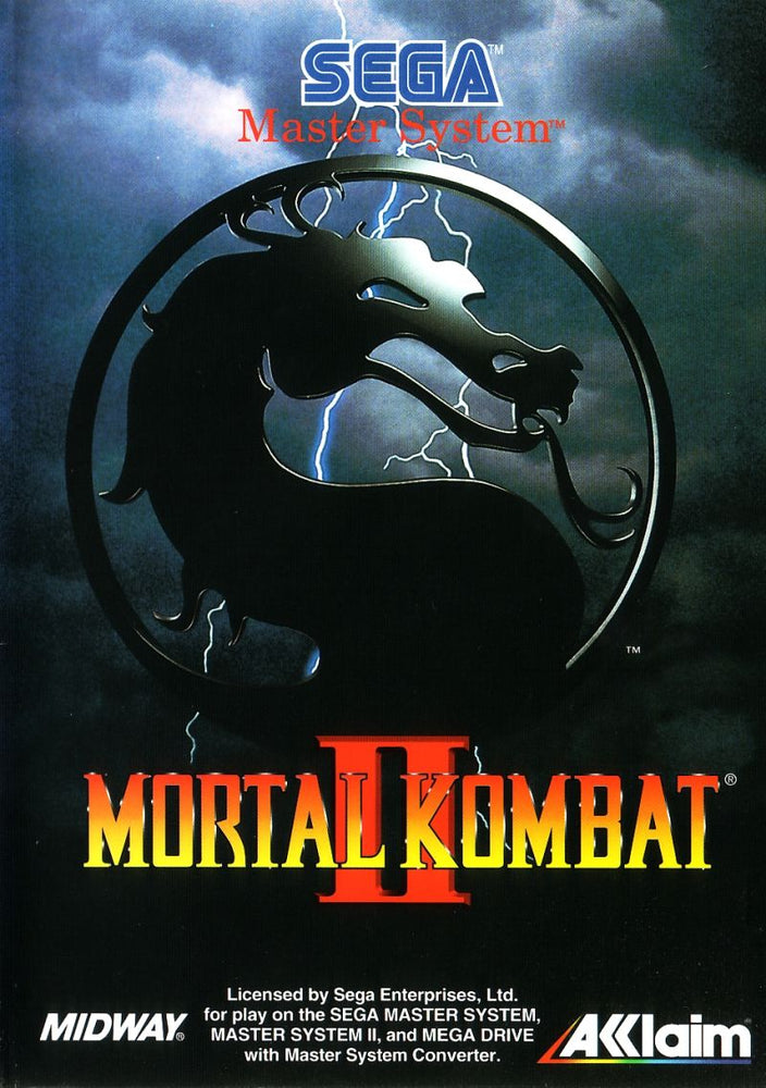 Mortal Kombat II (Sega Master System) (ONLINE ORDER ONLY)