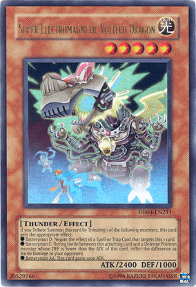 Super-Electromagnetic Voltech Dragon [DR04-EN211] Ultra Rare (ONLINE ORDER ONLY)