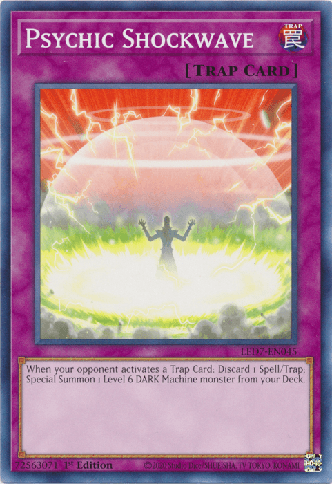 Psychic Shockwave [LED7-EN045] Common (ONLINE ORDER ONLY)