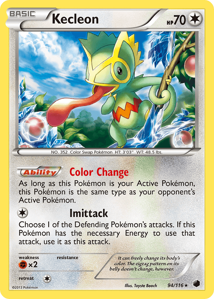 Kecleon (94/116) [Black & White: Plasma Freeze] (Online Only)