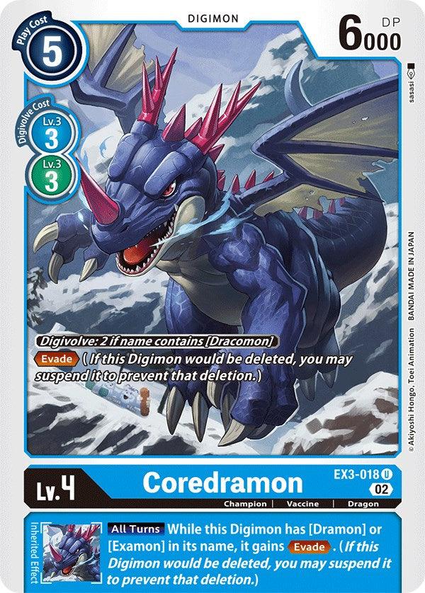 Coredramon [EX3-018] [Draconic Roar] (ONLINE ORDER ONLY)