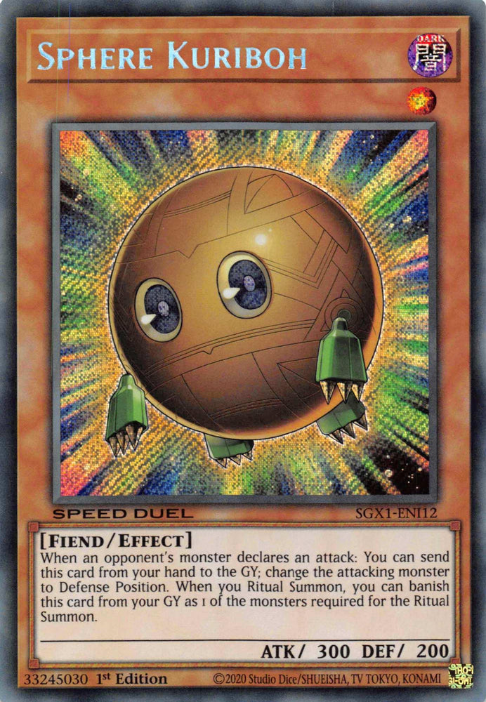 Sphere Kuriboh [SGX1-ENI12] Secret Rare (ONLINE ORDER ONLY)