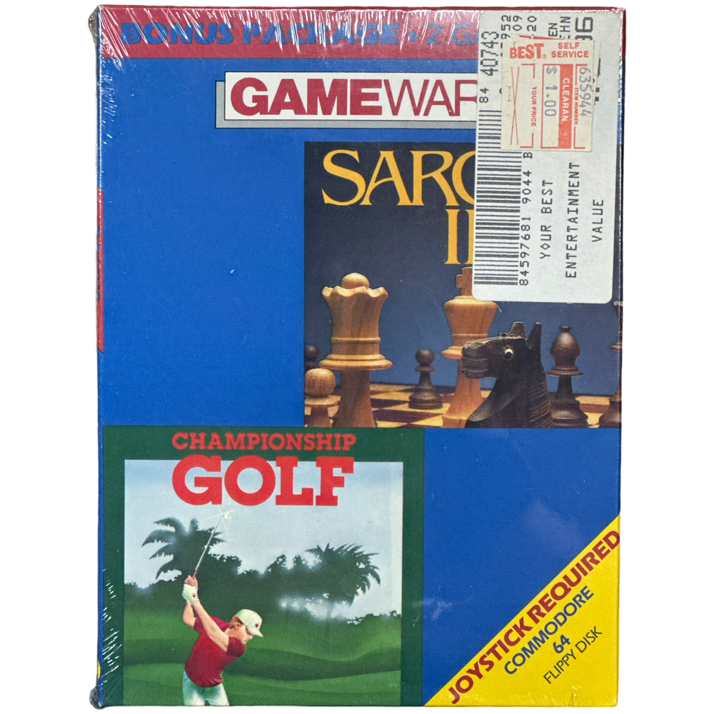 Sargon II | Championship Golf - Commodore 64/128 (Online Order Only)