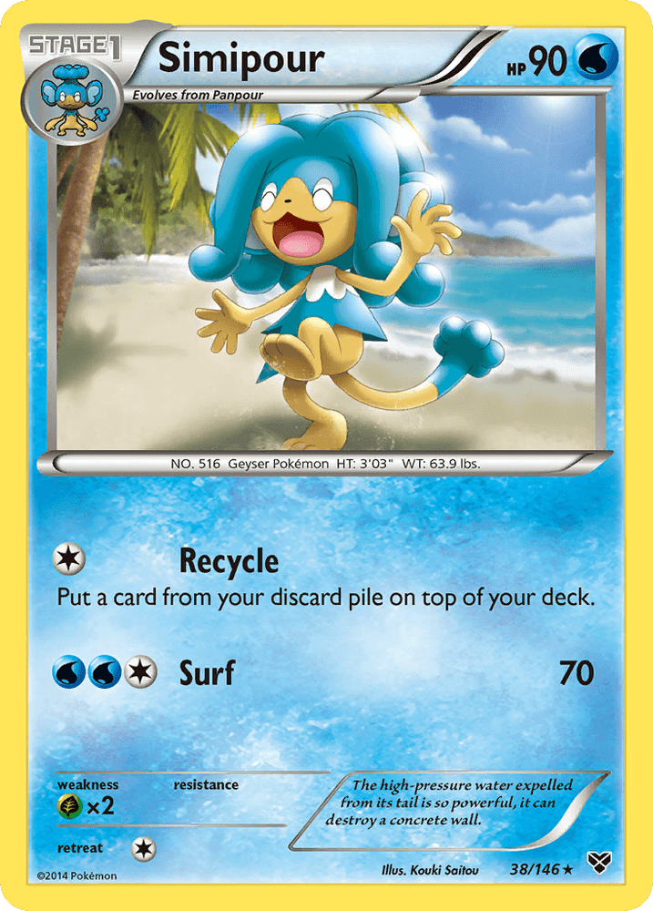 Simipour (38/146) [XY: Base Set] (Online Only)
