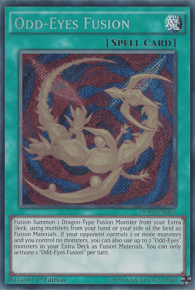 Odd-Eyes Fusion [DOCS-EN063] Secret Rare (ONLINE ORDER ONLY)