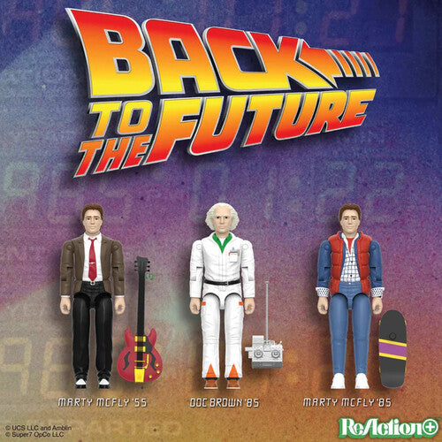 ReAction Back to the Future ReAction+ Wv1 Doc Brown '85 3¾-inch Retro Action Figure