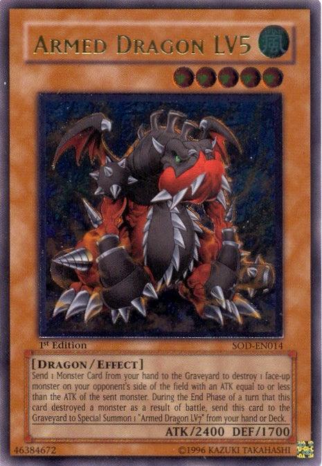 Armed Dragon LV5 [SOD-EN014] Ultimate Rare (ONLINE ORDER ONLY)