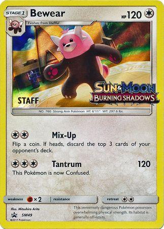 Bewear (SM49) (Staff Prerelease Promo) [Sun & Moon: Black Star Promos] (Online Only)