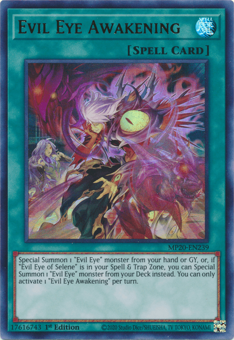 Evil Eye Awakening [MP20-EN239] Ultra Rare (ONLINE ORDER ONLY)