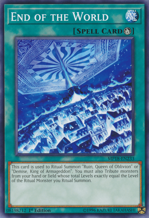 End of the World [MP18-EN233] Common (ONLINE ORDER ONLY)