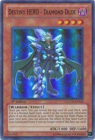 Destiny HERO - Diamond Dude [LCGX-EN124] Super Rare (ONLINE ORDER ONLY)