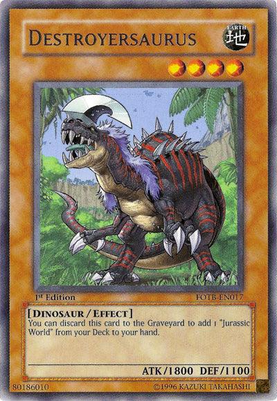 Destroyersaurus [FOTB-EN017] Rare (ONLINE ORDER ONLY)
