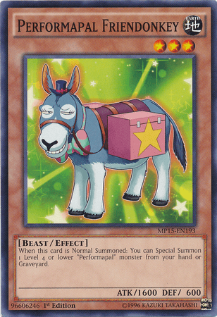 Performapal Friendonkey [MP15-EN193] Common (ONLINE ORDER ONLY)