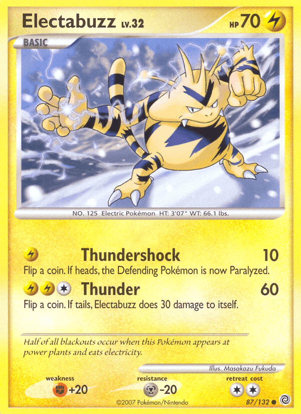 Electabuzz (87/132) [Diamond & Pearl: Secret Wonders] (Online Only)