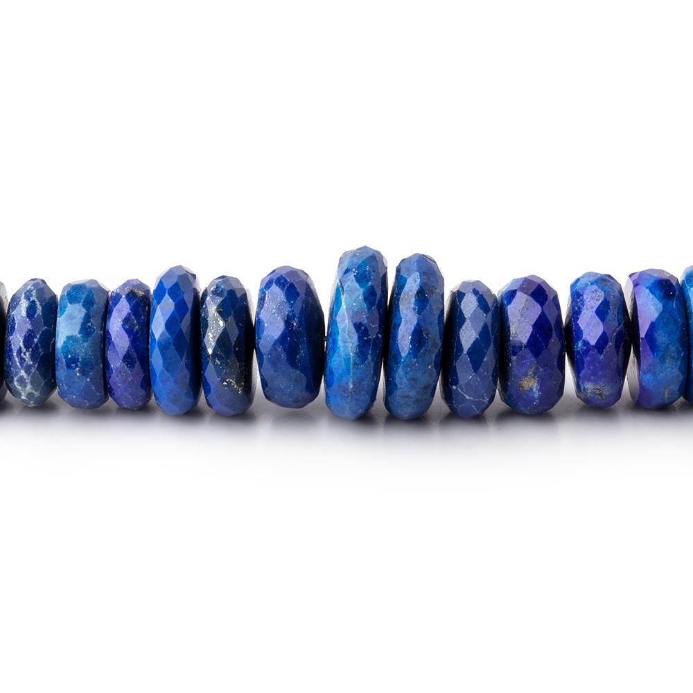 4.5-10mm Lapis Lazuli Faceted Heshi Beads 16 inch 152 pieces (ONLINE ORDER ONLY)