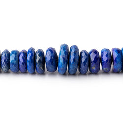 4.5-10mm Lapis Lazuli Faceted Heshi Beads 16 inch 152 pieces (ONLINE ORDER ONLY)