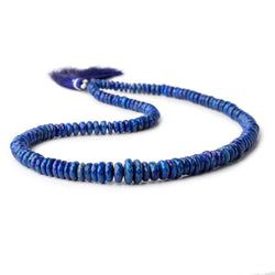 4.5-10mm Lapis Lazuli Faceted Heshi Beads 16 inch 152 pieces (ONLINE ORDER ONLY)