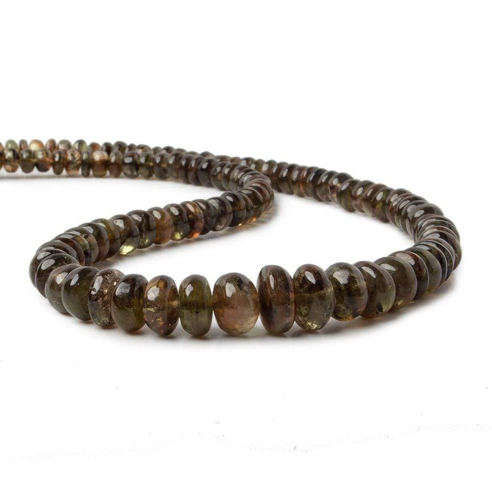 4.5-9mm Andalusite Beads Plain Rondelle 15 inch 115 pieces (ONLINE ORDER ONLY)