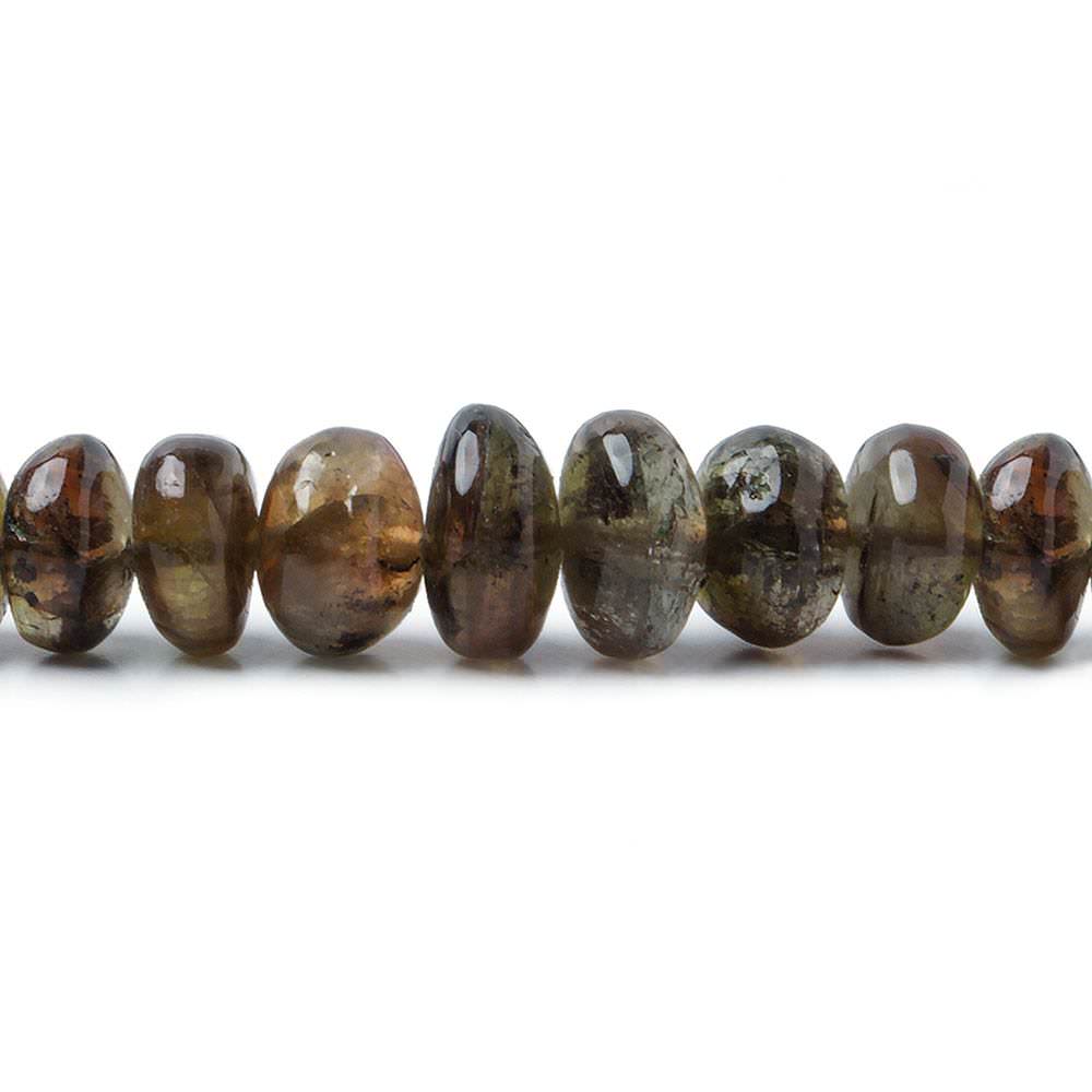 4.5-9mm Andalusite Beads Plain Rondelle 15 inch 115 pieces (ONLINE ORDER ONLY)