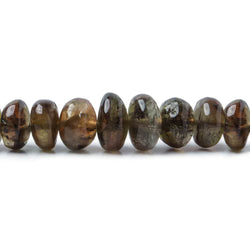 4.5-9mm Andalusite Beads Plain Rondelle 15 inch 115 pieces (ONLINE ORDER ONLY)