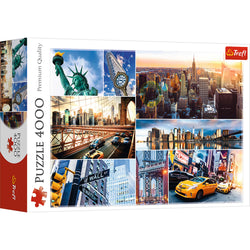 Trefl Red 4000 Piece Puzzle - New York - collage / Trefl (ONLINE ORDER ONLY)