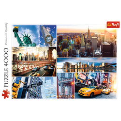 Trefl Red 4000 Piece Puzzle - New York - collage / Trefl (ONLINE ORDER ONLY)