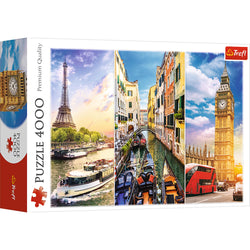Trefl Red Trip Around Europe 4000 Piece Puzzle (ONLINE ORDER ONLY)