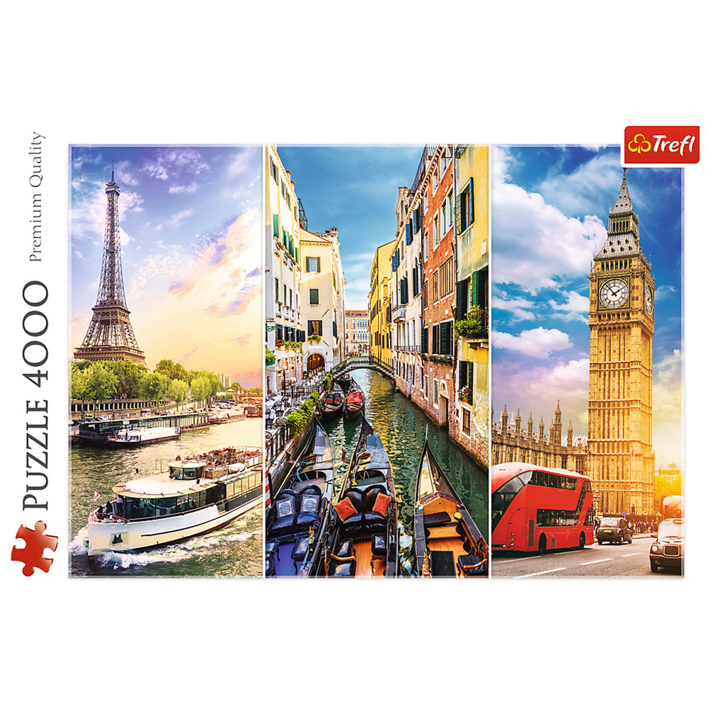 Trefl Red Trip Around Europe 4000 Piece Puzzle (ONLINE ORDER ONLY)