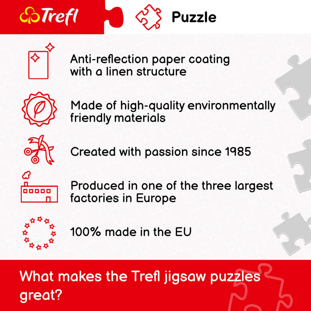 Trefl Red Trip Around Europe 4000 Piece Puzzle (ONLINE ORDER ONLY)