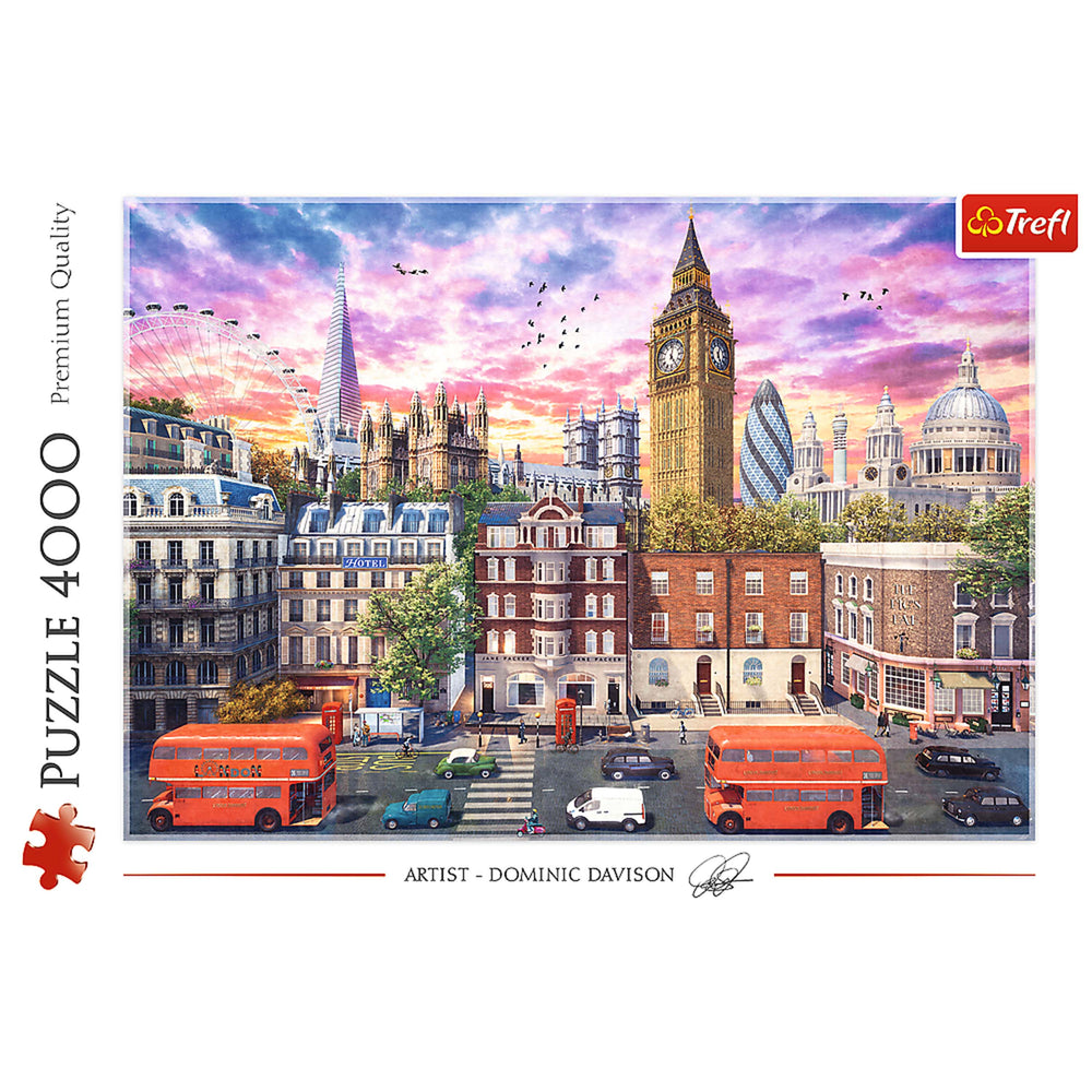 Trefl Red Walking Around London 4000 Piece Puzzle (ONLINE ORDER ONLY)