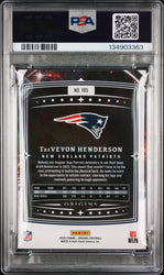 Graded 2025 Panini Origins TreVeyon Henderson #105 Rookie RC Football Card PSA 10 Gem Mint