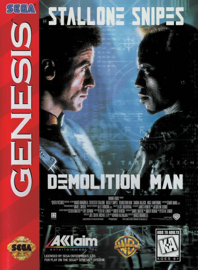 Demolition Man (Sega Genesis) (ONLINE ORDER ONLY)