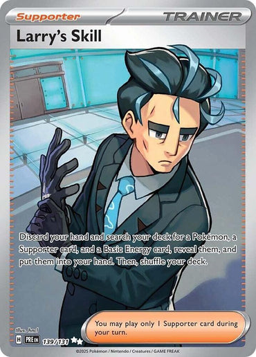 Larry's Skill (139/131) [Scarlet & Violet: Prismatic Evolutions] (Online Only)